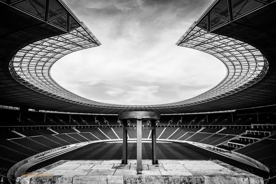 Olympia Stadion Berlin Fotografien In Schwarz Weiss